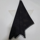 مینی اسکارف سه گوش نخی طرح کاج رنگبندی متنوع ابعاد 120 در 80