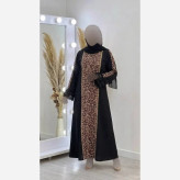 ماکسی رومینا الیزه درجه یک سراستین گیپور دانتل قد 140 فری سایز