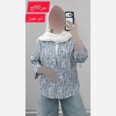 شومیز زنانه میونا یزدی نگین دار طرح میو فری سایز 36 تا 46