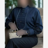 شومیز آی جان دالمون زنانه بهار و تابستان 1405 سایز 36 تا 56 رنگبندی 5 رنگ جنس توکی درجه یک