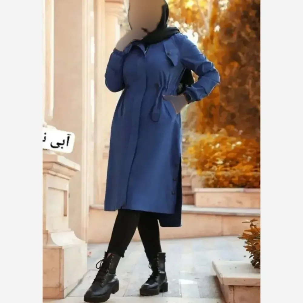 بارونی بلند زنانه میکرو فری سایز 36 تا 46 در رنگبندی متنوع
