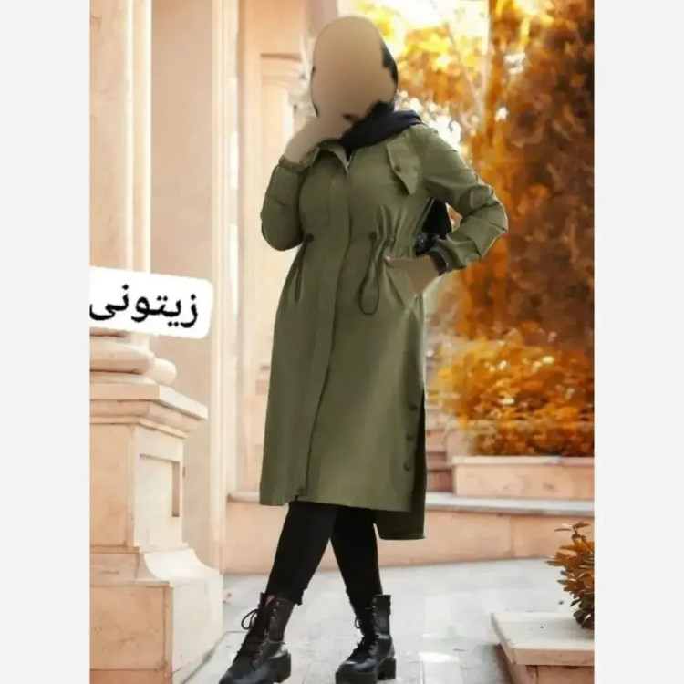 بارونی بلند زنانه میکرو فری سایز 36 تا 46 در رنگبندی متنوع