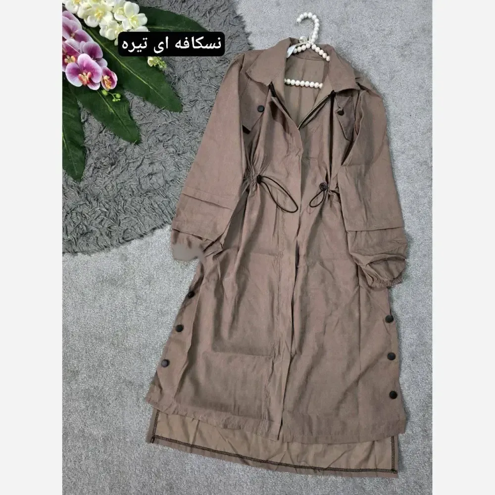 بارونی بلند زنانه میکرو فری سایز 36 تا 46 در رنگبندی متنوع