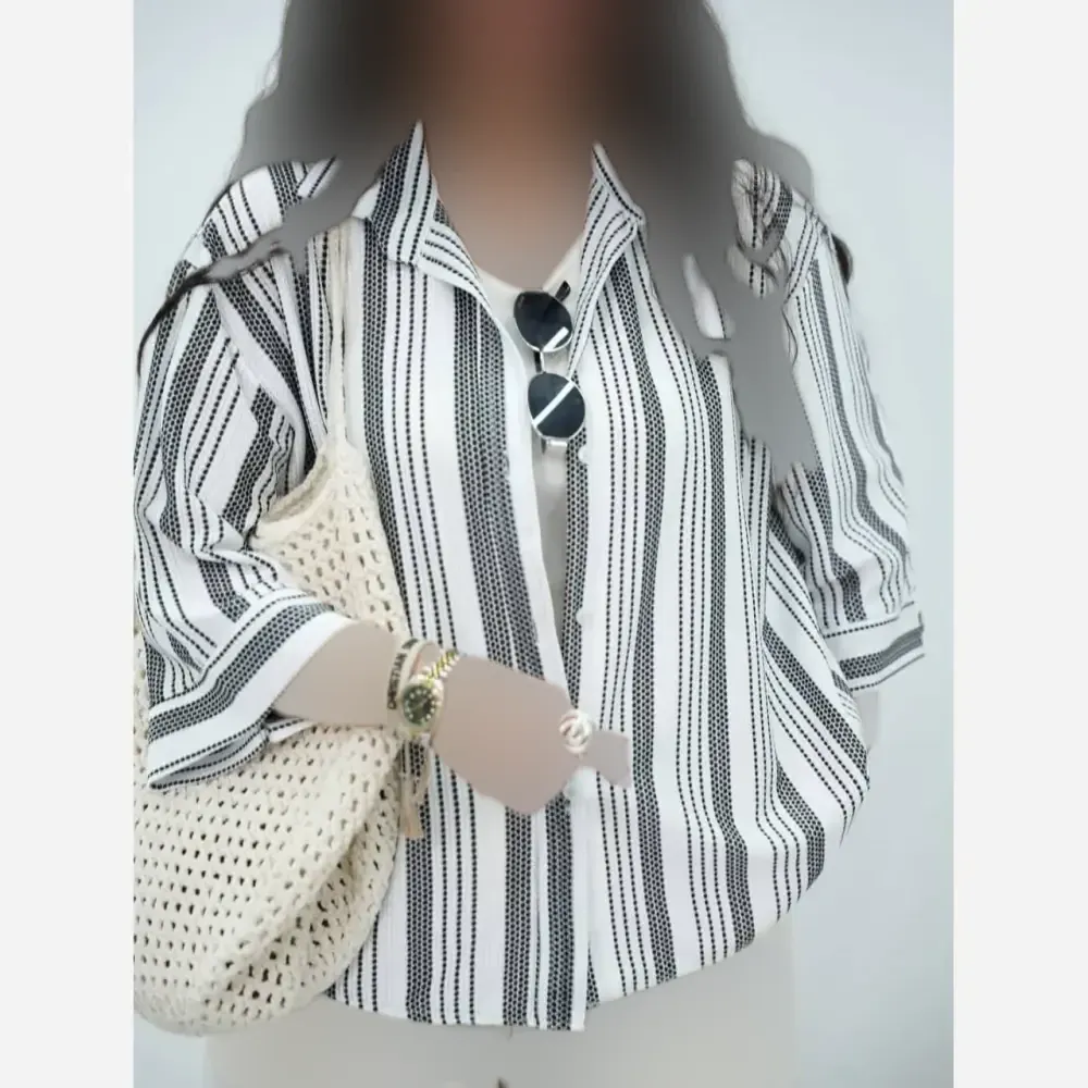شومیز رولکس دانتل مراکشی فری سایز 36 تا 46 مشکی سفید طوسی خنک با کیفیت
