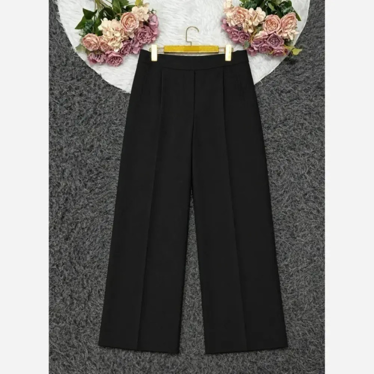 شلوار بگ مازراتی زنانه مدل 101 رنگ مشکی سورمه ای قهوه ای سایز 1 تا 4