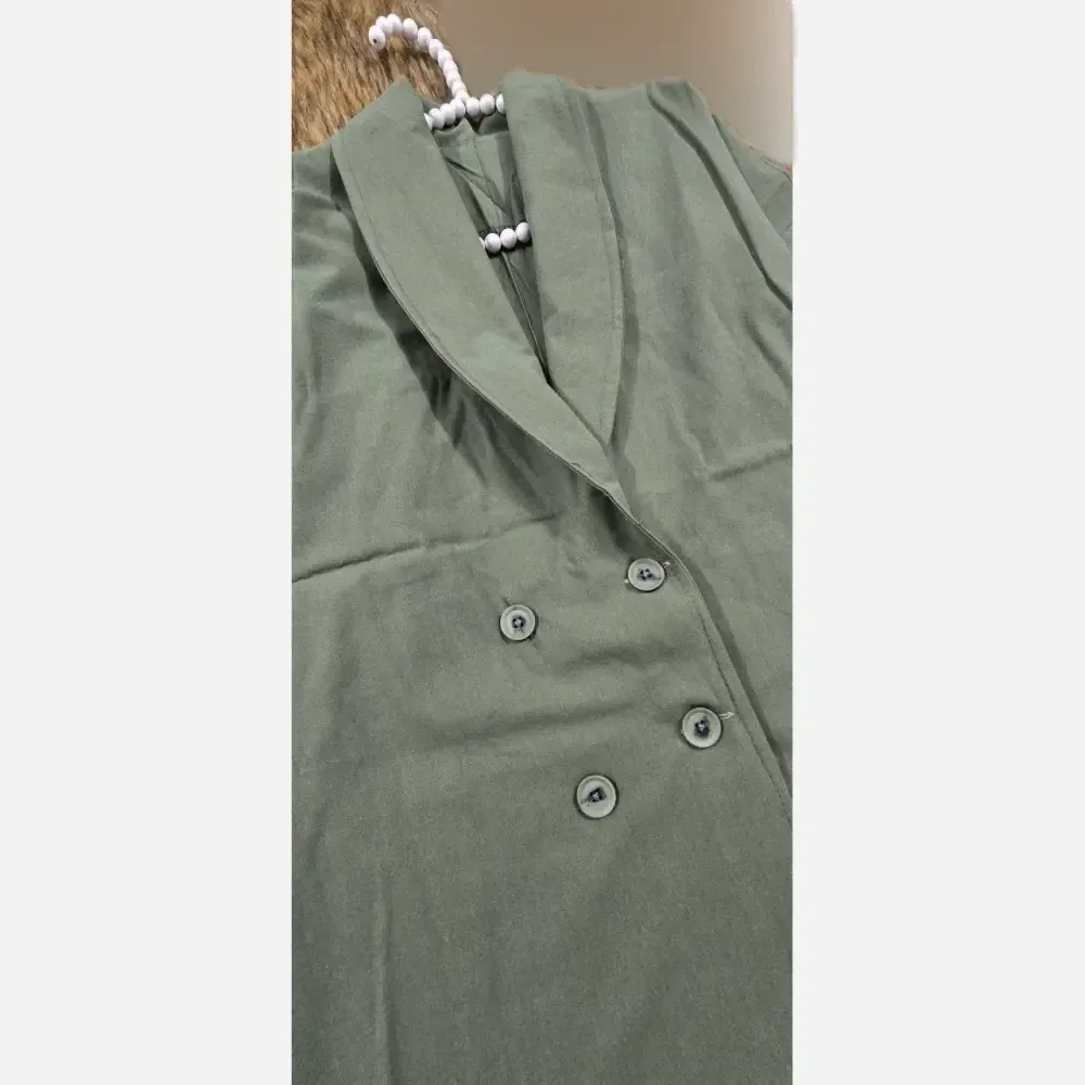 کت آستین بندی لنین شسته شده اعلا فری سایز رنگی