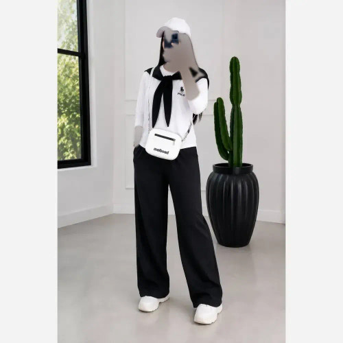 ست شالدار پولو جنس گلکسی نخ پنبه فری سایز