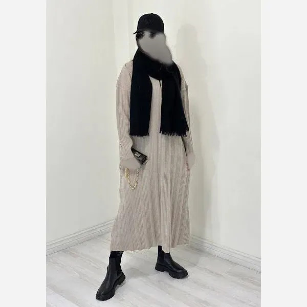 کفتان بافت زنانه مدل لاینی فری سایز 38 تا 48