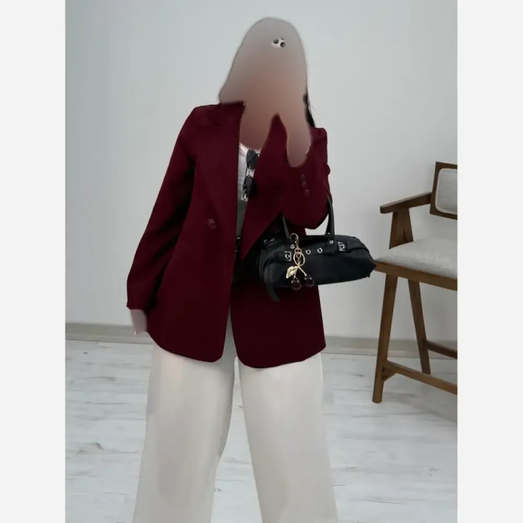 کت اسپرت زنانه نگار جنس کرپ مازراتی