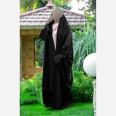 چادر جده پاپیونی جنس سوپر ژرژت مشکی