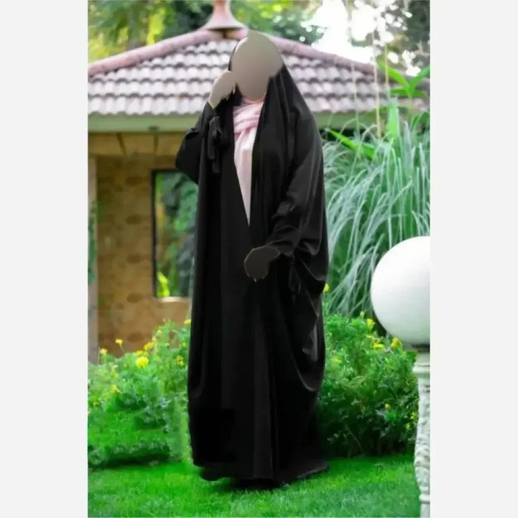 چادر جده پاپیونی جنس سوپر ژرژت مشکی