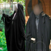 چادر جده پاپیونی جنس سوپر ژرژت مشکی