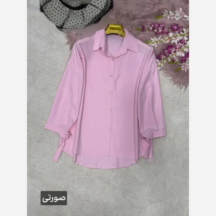 شومیز گره ای نیکی پری خنک و سبک فری سایز 38 تا 48