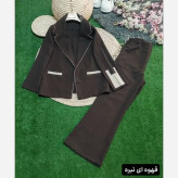 ست کت و شلوار زنانه مدل نیلوفر جنس هرمس درجه یک سایز 38 تا 46