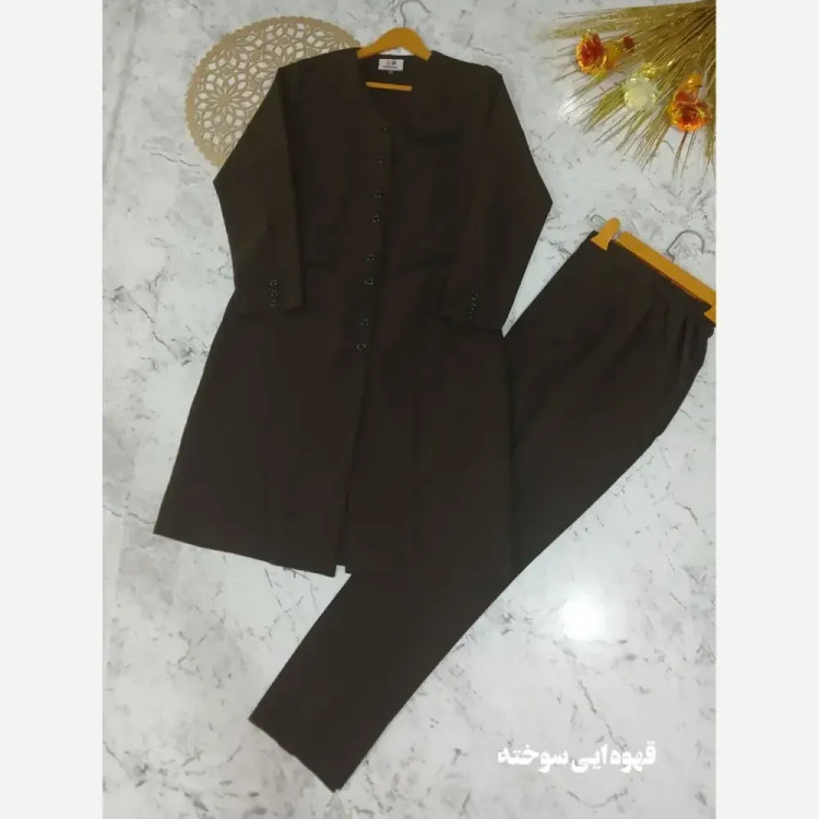 ست اداری زنانه مدل مونا جنس مازراتی درجه یک رنگبندی متنوع سایز 36 تا 50