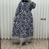 پیراهن ساحلی زنانه مدل دنیا جنس فلور بوگاتی فری سایز مناسب تا 44