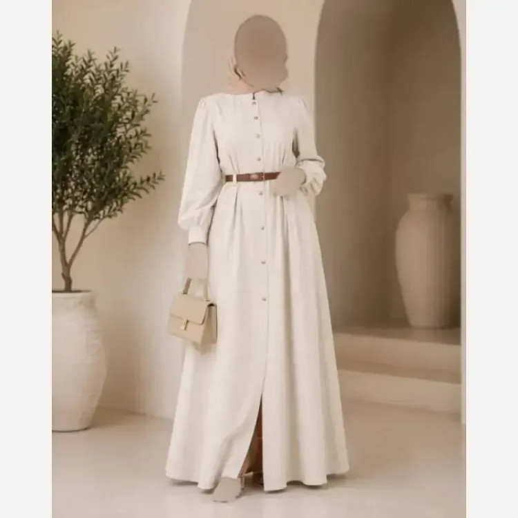 پیراهن زنانه لنین اسلپ قد 135 دوخت عالی صوفیا