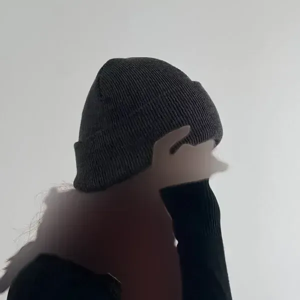 کلاه بافتنی زنانه و مردانه مدل بیسیک دو لایه گرم و ساده