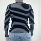 بلوز یقه گرد کبریتی زنانه کد 1225 مناسب سایز 38 تا 46