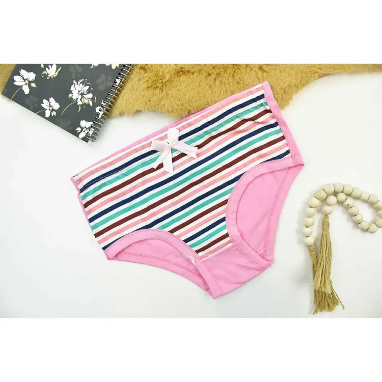 شورت زنانه پنبه راه راه رنگی