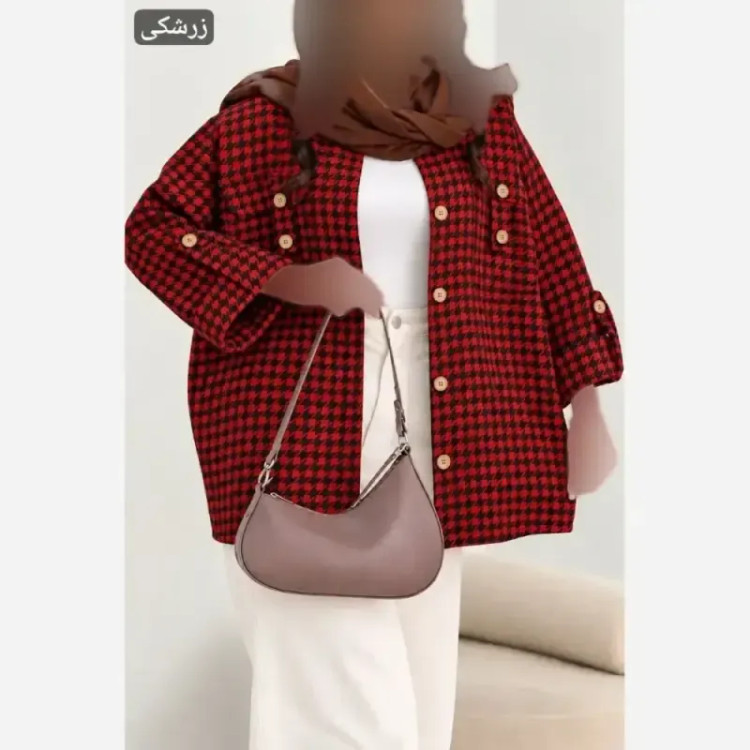 ست مانتو کتی و شلوار کتان سیلک نگین کوبی شده صبا