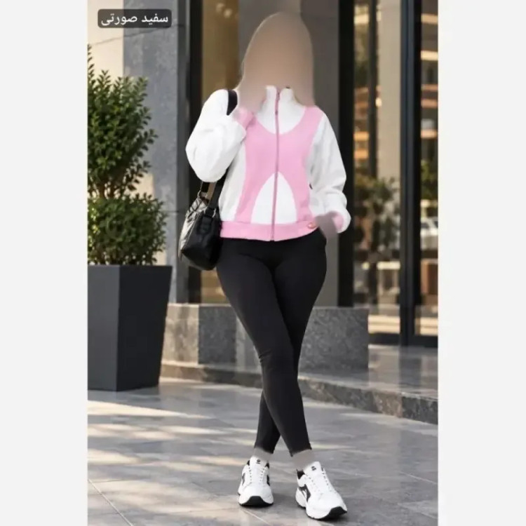 سویشرت ترکیبی ماهی دورس تو کرکی وارداتی گرم بالا سایز فری 36 تا 48