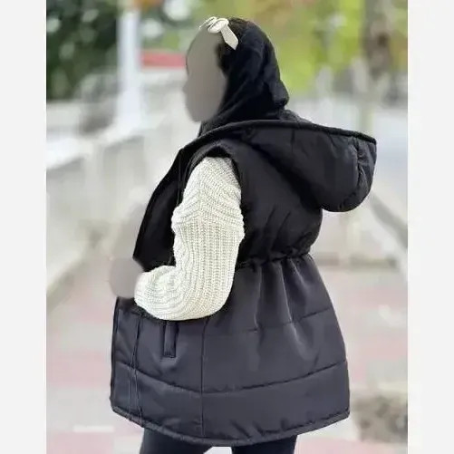 پافر کمرگت میکرو پشم شیشه دار کلاهدار سایز فری زنانه