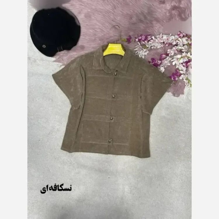 وست مخمل کبریتی پاییزه فری سایز زنانه