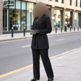 ست مانتو کتی و شلوار پرشین مکانیک دیپلمات سایز 36 تا 46