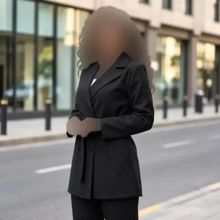 ست مانتو کتی و شلوار پرشین مکانیک دیپلمات سایز 36 تا 46