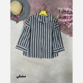 پیراهن ساحلی سنتی فلور نخ فری سایز طوسی کرم