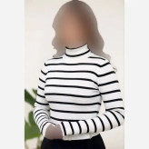 بادی فینگردار راه راه یقه اسکی فانریپ کش