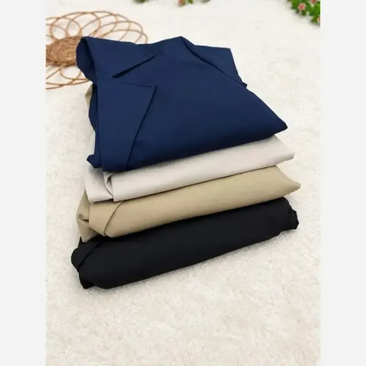 کت کراپ زنانه مدل ترنج جنس تی سی وارداتی فری سایز کمربند دار