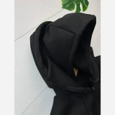 سویشرت نینجایی دورس تو کرکی مشکی آستین فینگردار زنانه و مردانه فری سایز