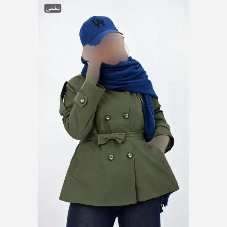 مانتو کتی جین زنانه مدل زارا فری سایز کمربنددار