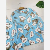 ست تدی عروسکی وارداتی باکیفیت فری سایز 38 تا 46