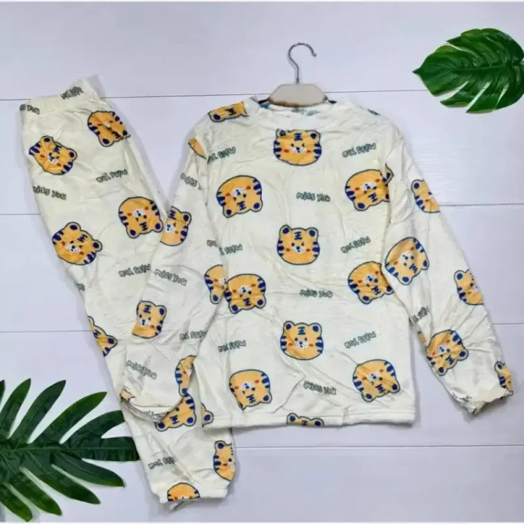 ست تدی عروسکی وارداتی باکیفیت فری سایز 38 تا 46