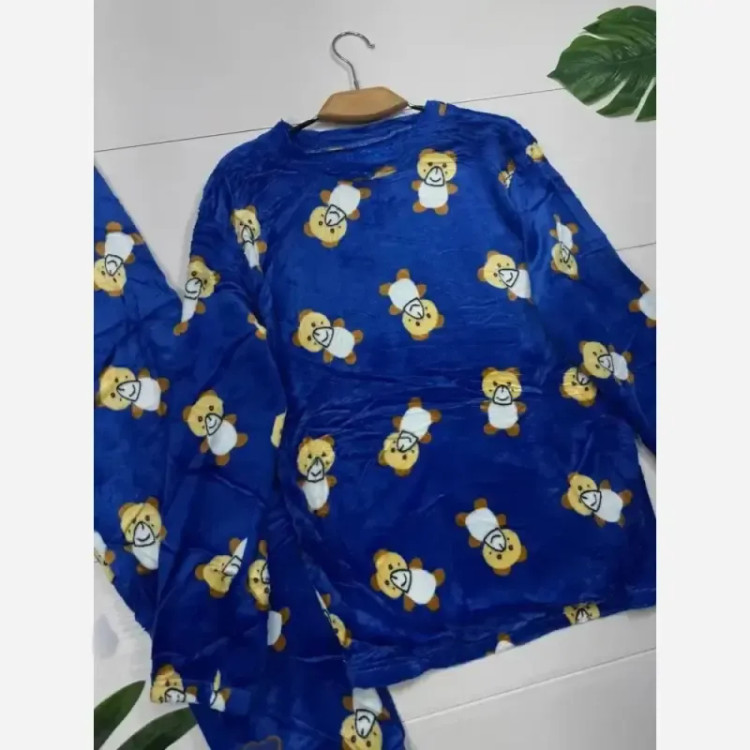 ست تدی عروسکی وارداتی باکیفیت فری سایز 38 تا 46