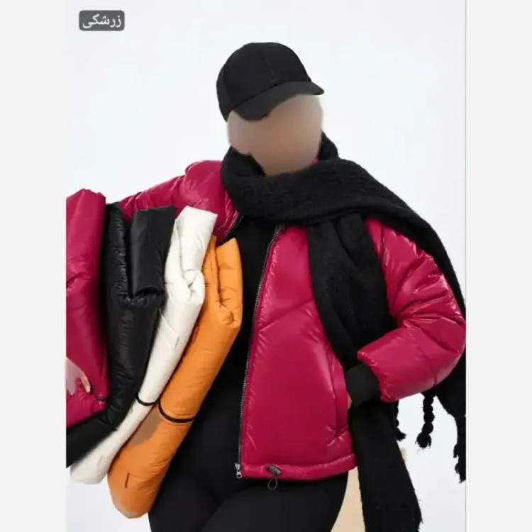 کاپشن سیلیکونی زنانه وارداتی گرم بالا آستردار فری سایز 36 تا 46