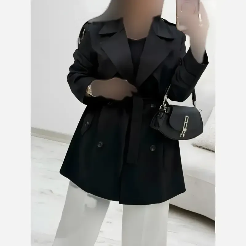 ترنچ کت گلسا جنس کتان استانبولی کجراه فری سایز 38 تا 46
