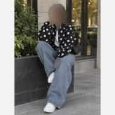 بامبر دورس میکی رنگ مشکی جنس دورس پنبه فری سایز