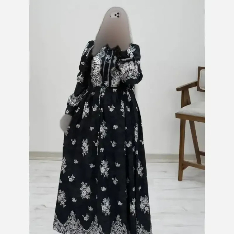 پیراهن ساحلی زنانه فلورنخ درجه یک مدل زنبق رنگ بندی متنوع سایز فری