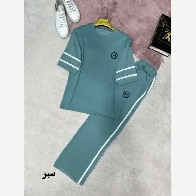 ست اسپرت زنانه مدل سحر جنس گلکسی پنبه سایز فری 38 تا 46