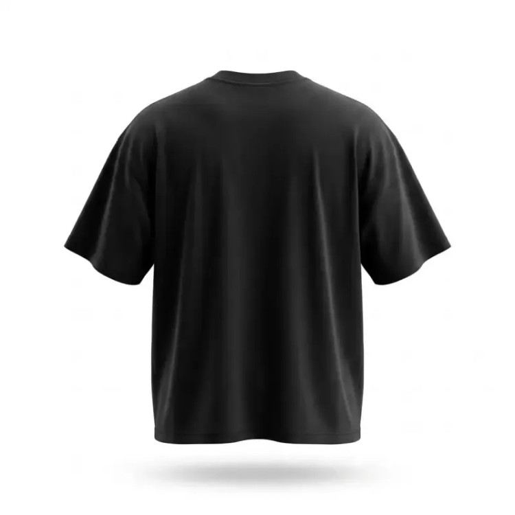 تیشرت مشکی طرح برکینگ بد جنس پارچه ماکان